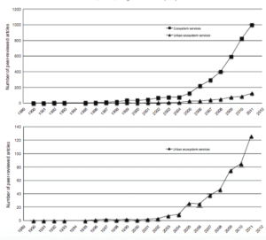 Ecosystem services as technology of globalization: On articulating values in urban nature