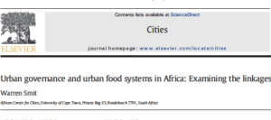 Urban governance and urban food systems in Africa: Examining the linkages
