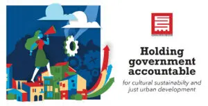 Holding government accountable for cultural sustainability and just urban development