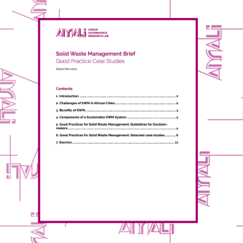 Solid Waste Management Brief: AMALI Good Practice Case Study